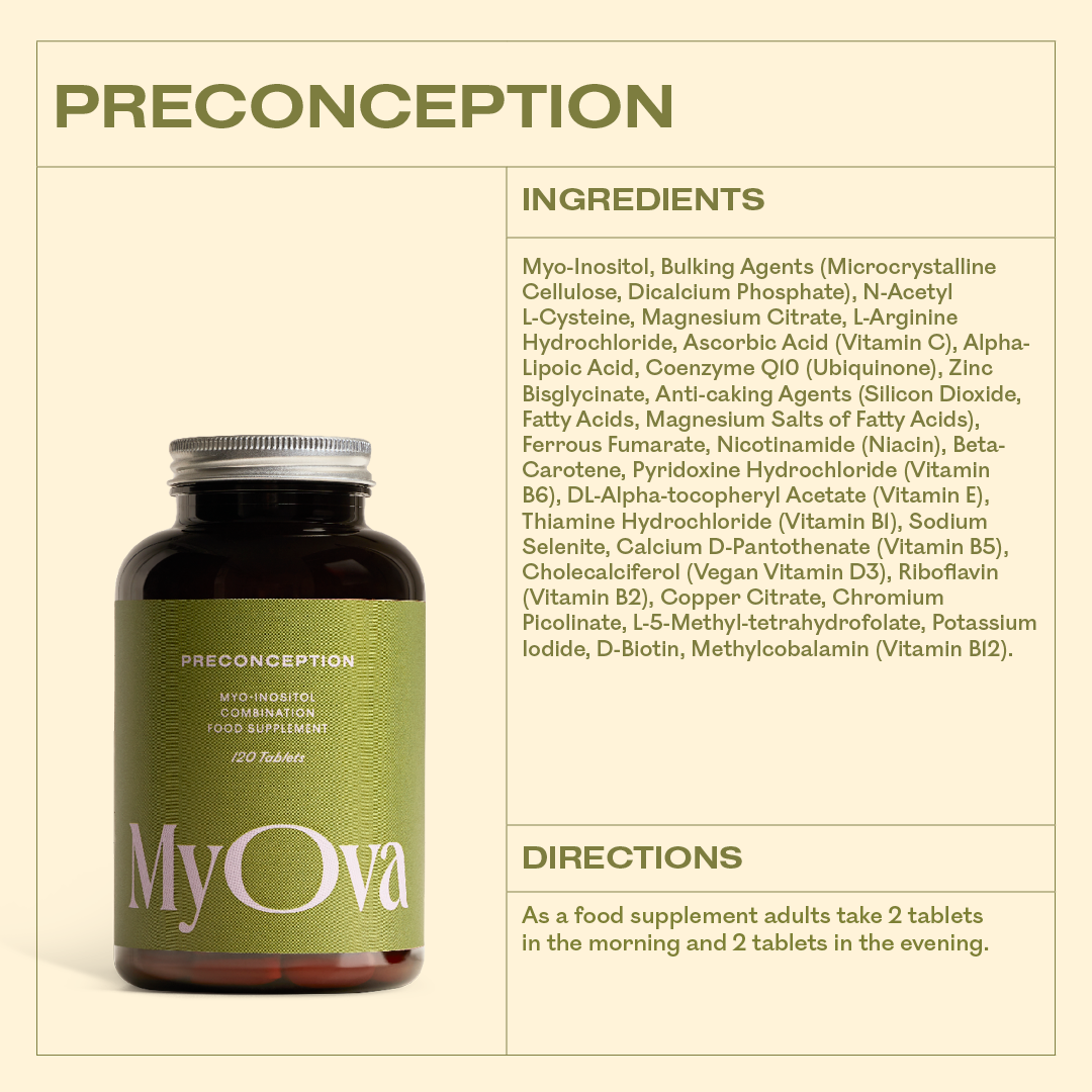 MyOva Preconception - Ingredients